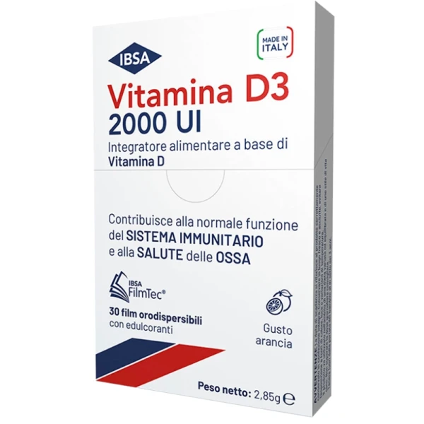 Vitamina D3 Ibsa 2000 UI 30 film orodispersibili