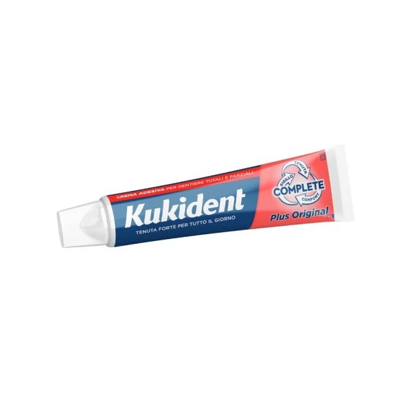 Kukident Plus Original Crema Adesiva per Protesi 65 g