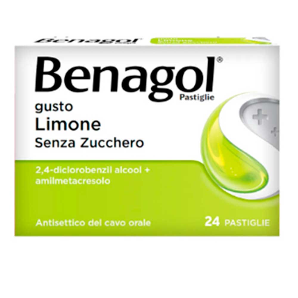 BENAGOL-LIMONE-24 Benagol Limone Senza Zucchero 24 pastiglie - immagine 1