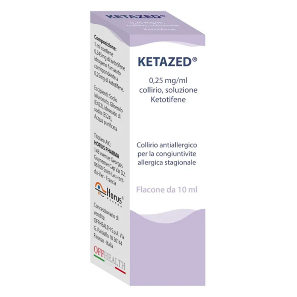 Ketazed Collirio 0,25 mg/ml 10 ml