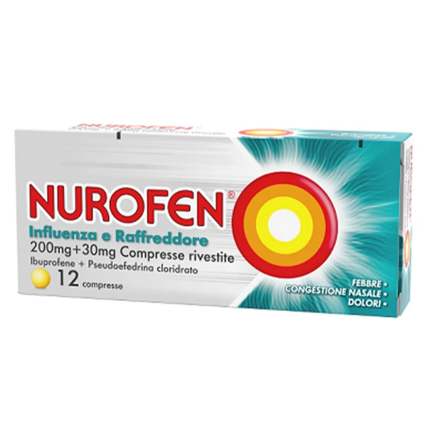 Nurofen Influenza e Raffreddore 12 compresse rivestite