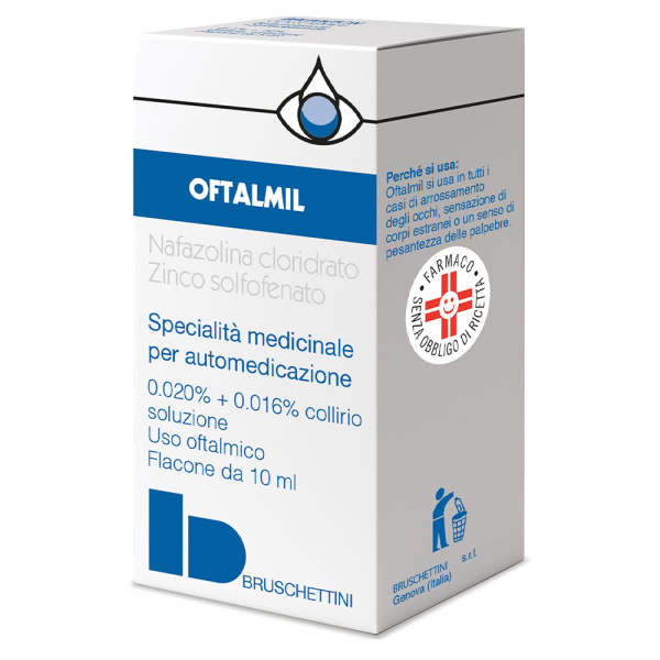 Oftalmil Collirio 10 ml 0,02% + 0,016%