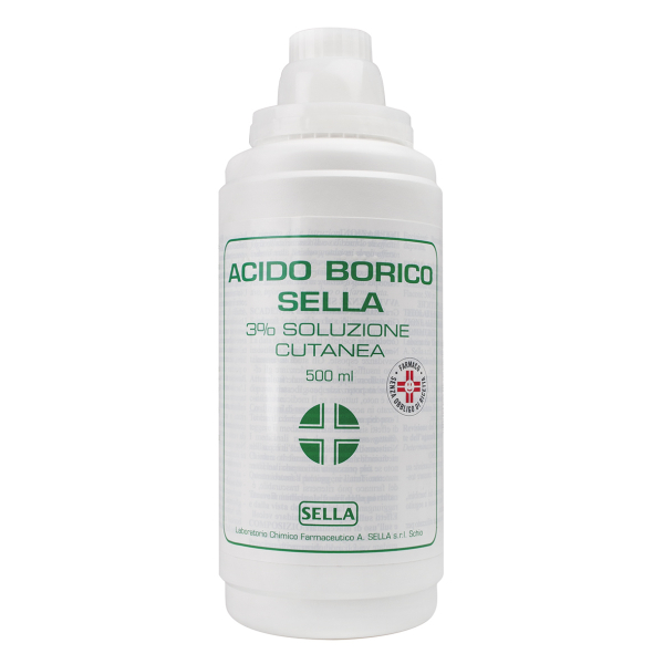 Acido Borico Sella 3% 500 ml