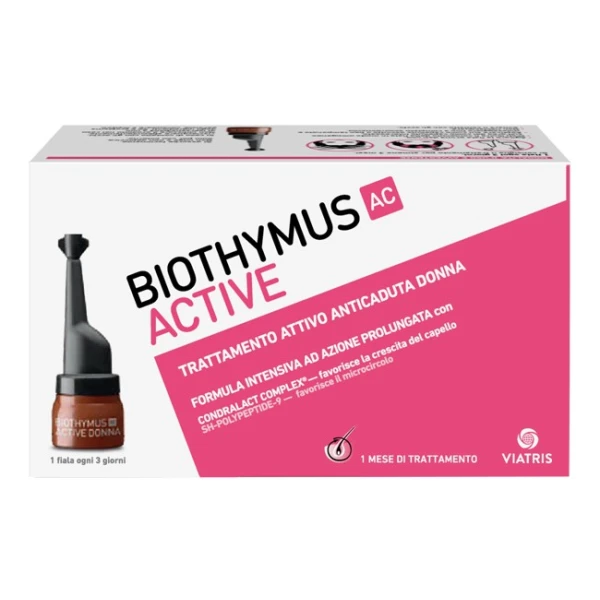 Biothymus AC Active Donna Trattamento Intensivo Anticaduta 10 Fiale