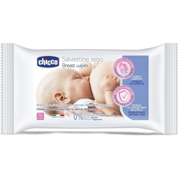 Chicco 72 Salviette Detergenti per Il Seno