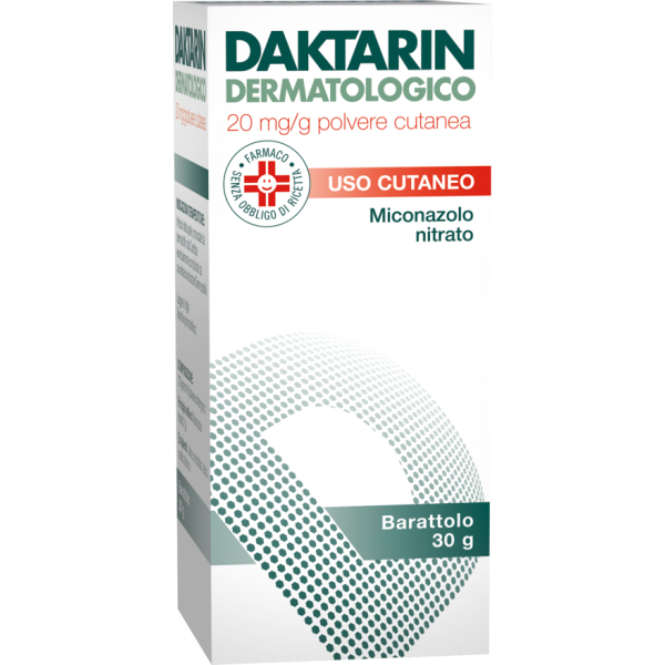 Daktarin Polvere Cutanea 30 g 20 mg/g