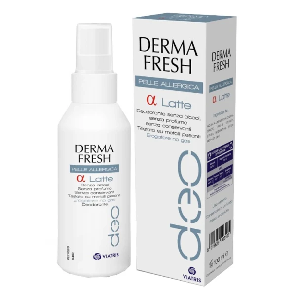 Dermafresh Deodorante Pelli Allergiche Alfa Latte 100 ml