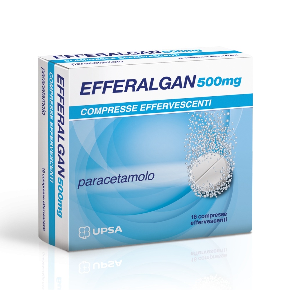 Efferalgan 500 mg 16 compresse effervescenti paracetamolo Efferalgan 500 mg 16 compresse effervescenti paracetamolo