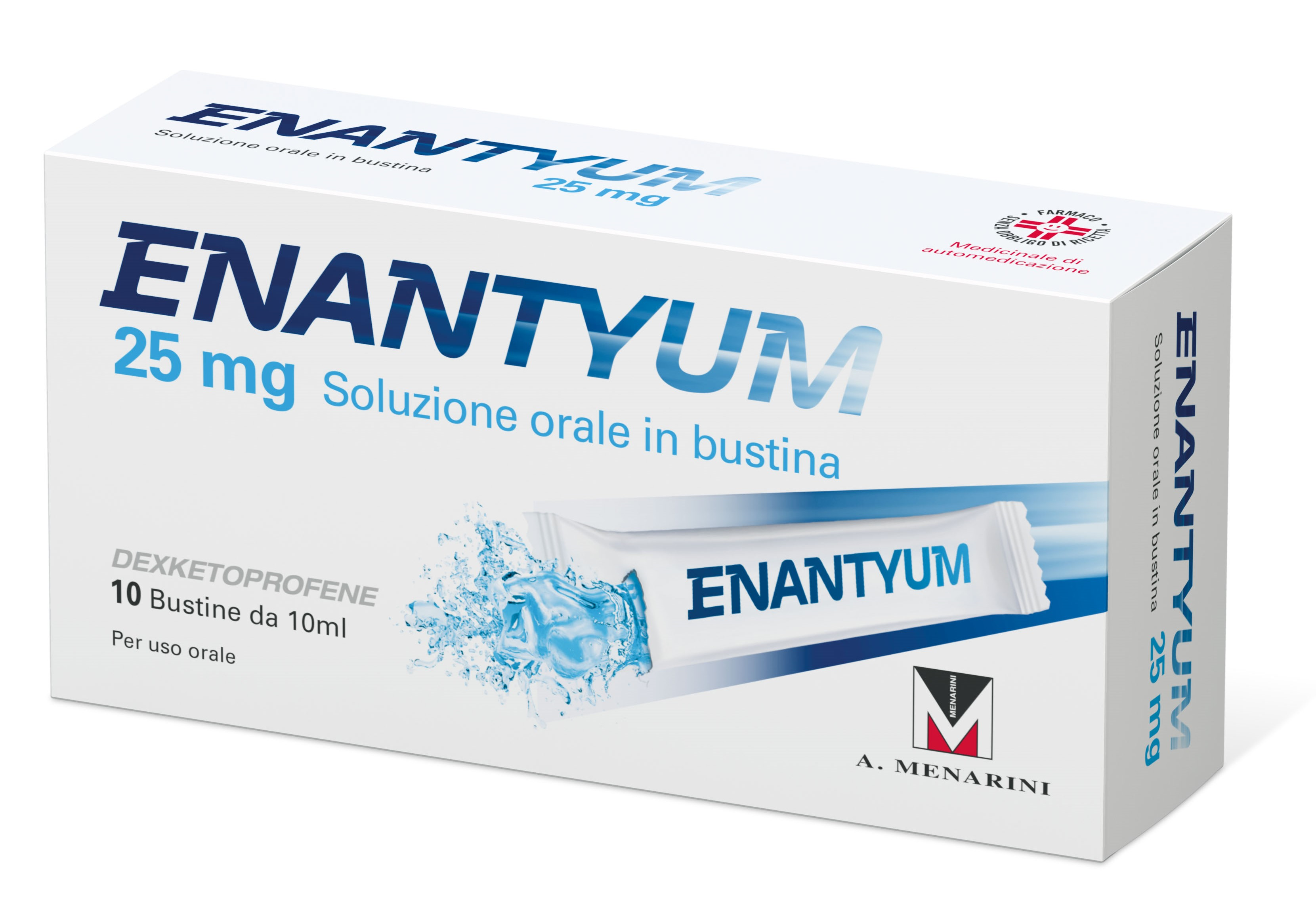 enantyum10bs-soluz-25mg-10ml Enantyum 25 mg soluzione orale 10 bustine da 10 ml - immagine 1