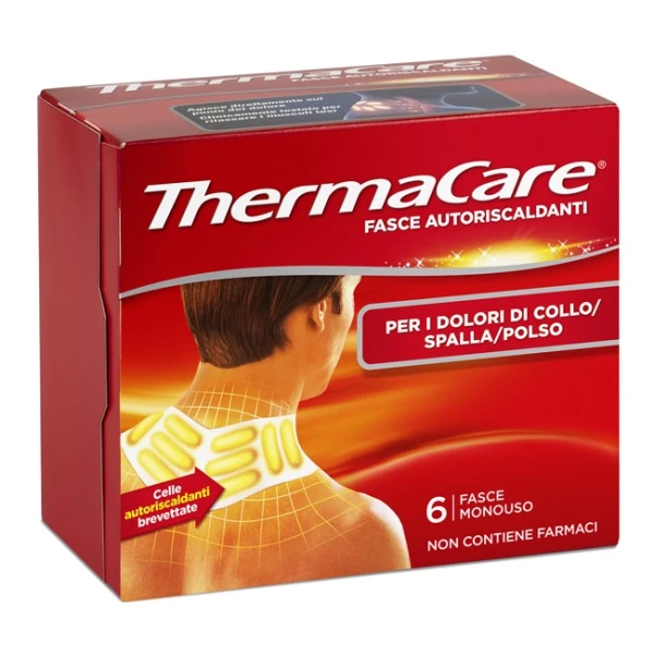 ThermaCare 6 Fasce Autoriscaldanti Collo Spalla Polso