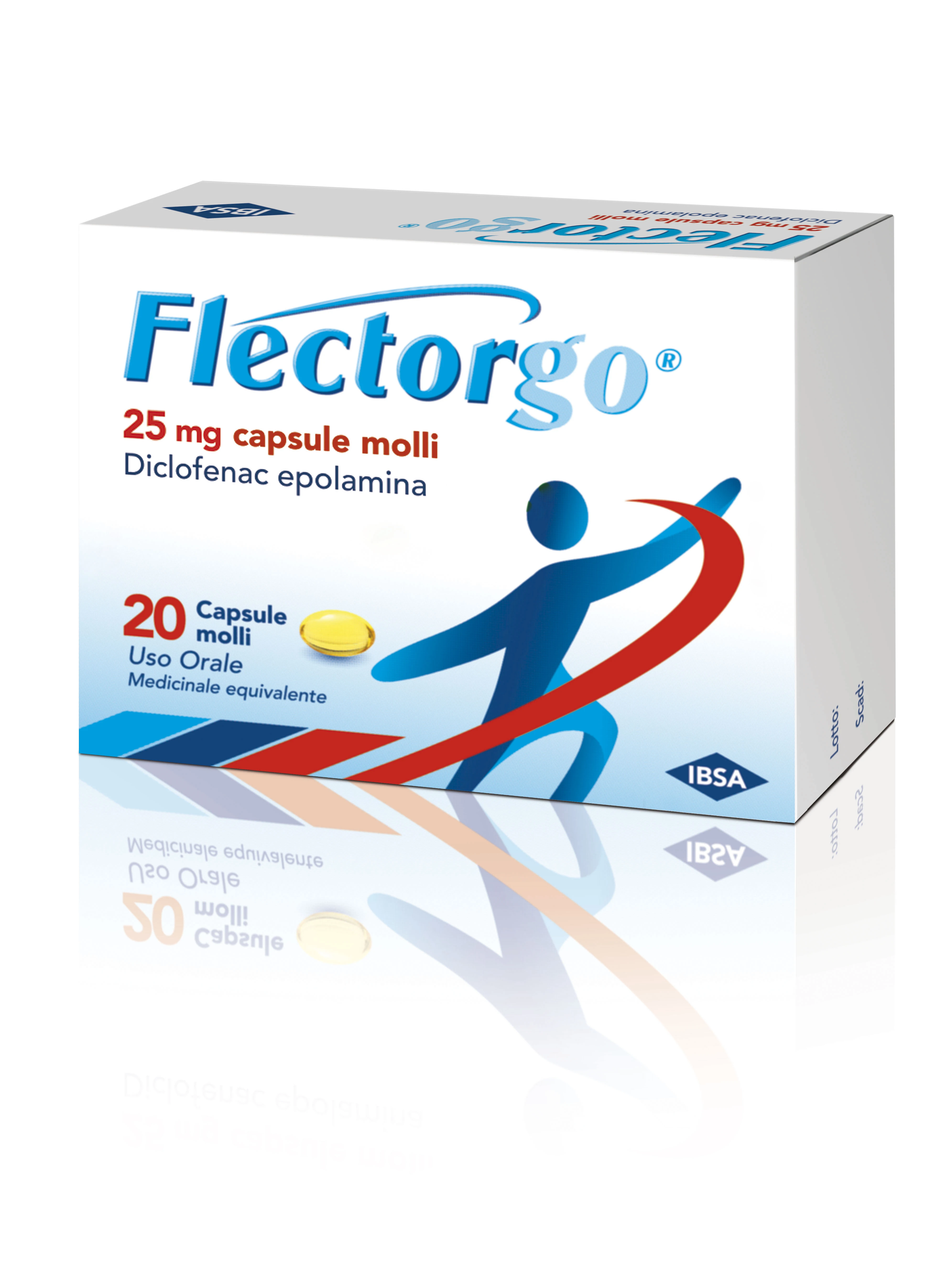 flectorgo20cps-molli-25mg FlectorGo 25 mg 20 capsule molli - immagine 1