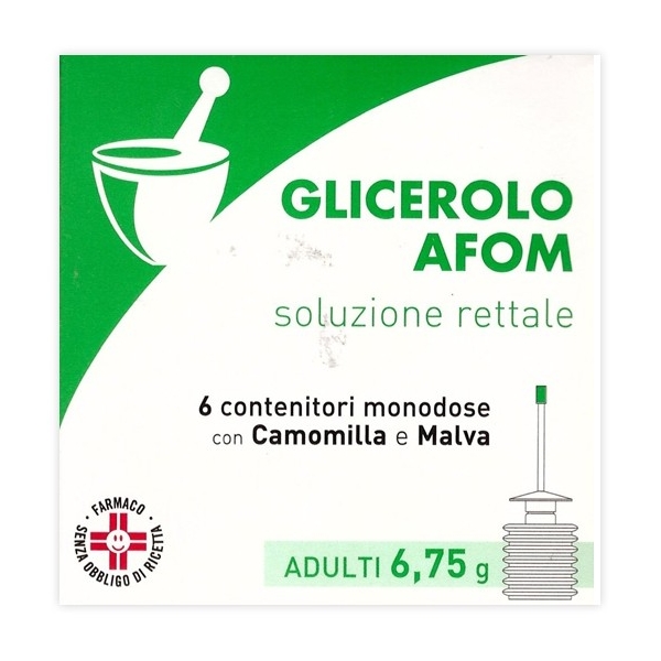 Glicerolo Afom Adulti 6 Contenitori da 6,75 g