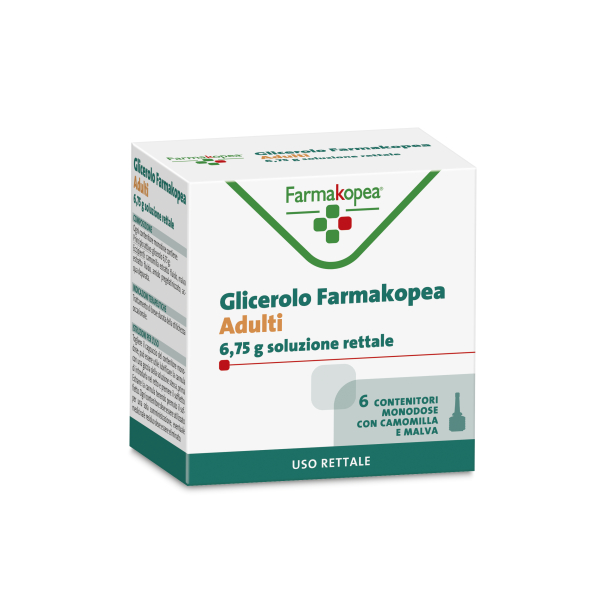 Glicerolo Farmak Adulti 6 Supposte da 6,75 g