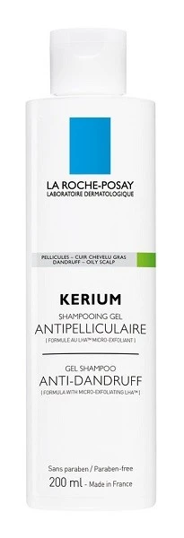 kerium-shampoo-anti-forfora-capelli-grassi-200-ml La Roche-Posay Kerium Shampoo Antiforfora Capelli Grassi 200 ml - immagine 1