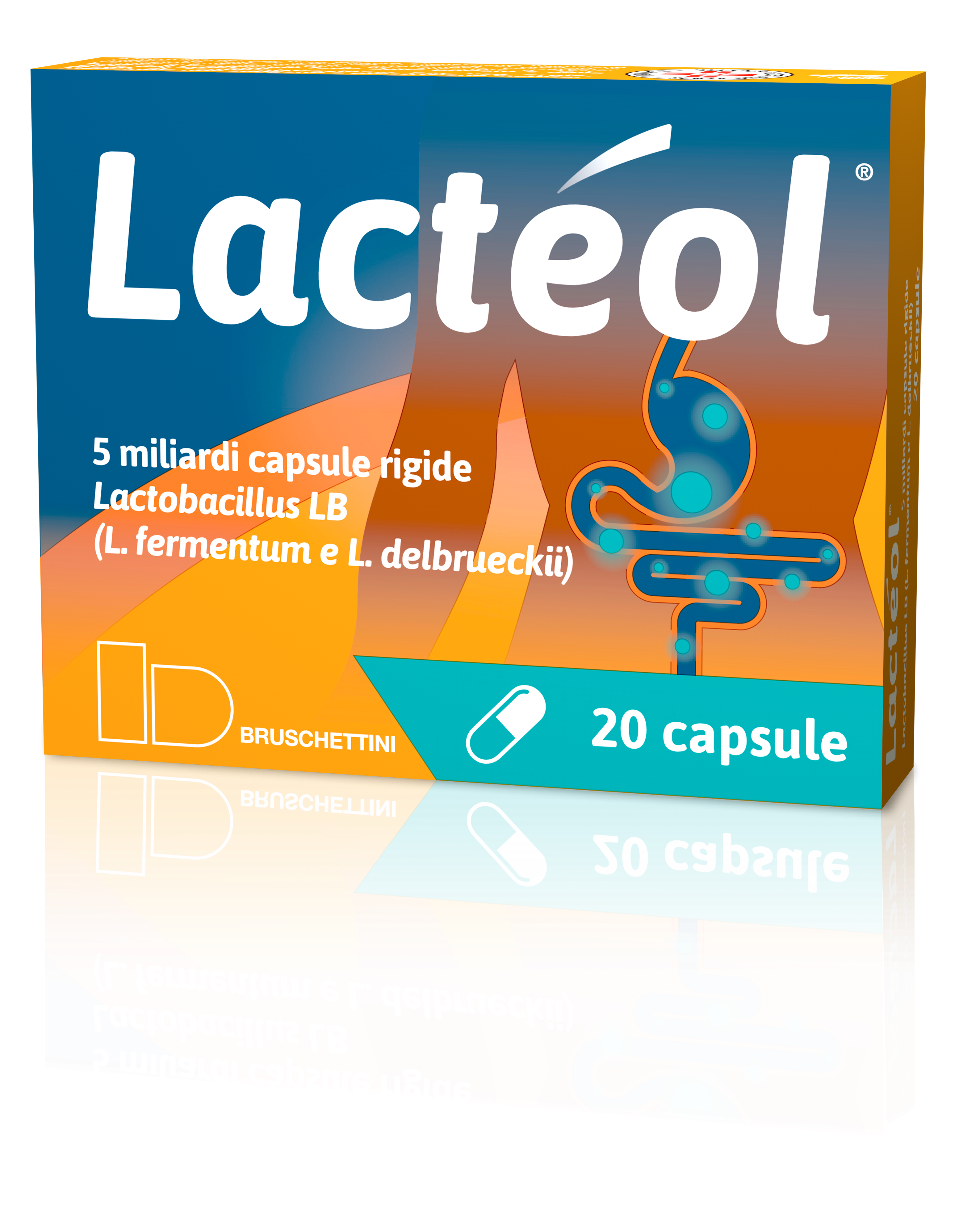 lacteol20cps-5mld Lacteol 20 Capsule 5 Miliardi - immagine 1