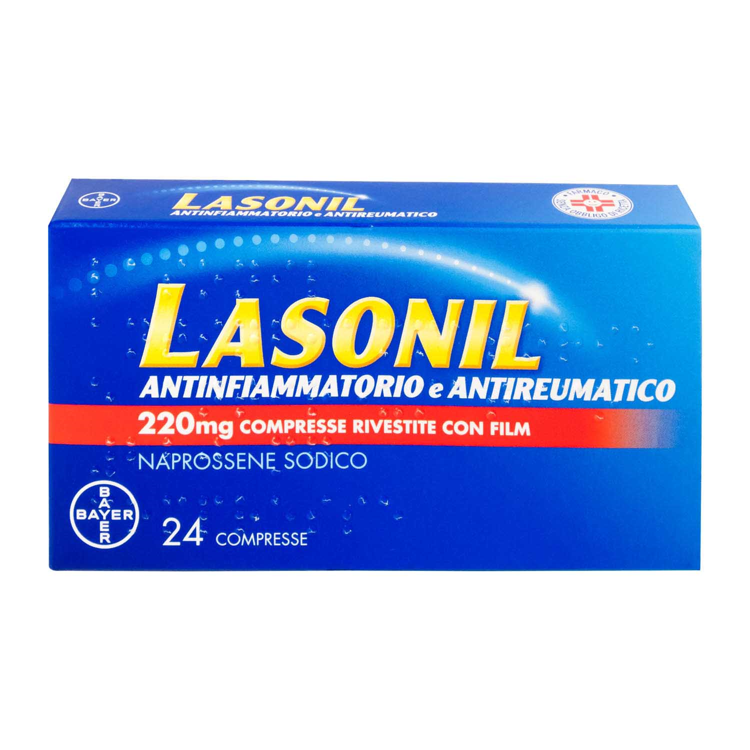 lasonil-antinfiamm24cpr-220mg Lasonil Antinfiammatorio 220 mg 24 Compresse - immagine 1
