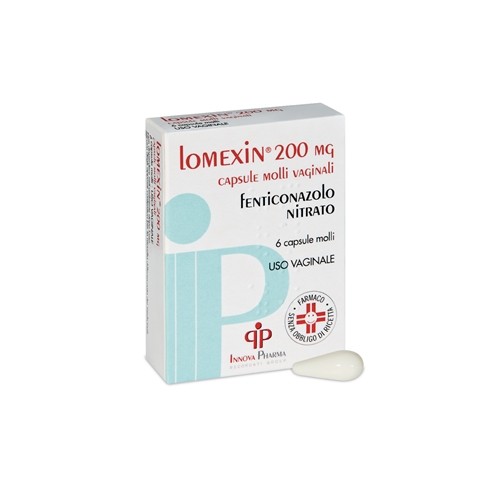lomexin6cps-molli-vag-200mg Lomexin 200 mg 6 Capsule Molli Vaginali - immagine 1