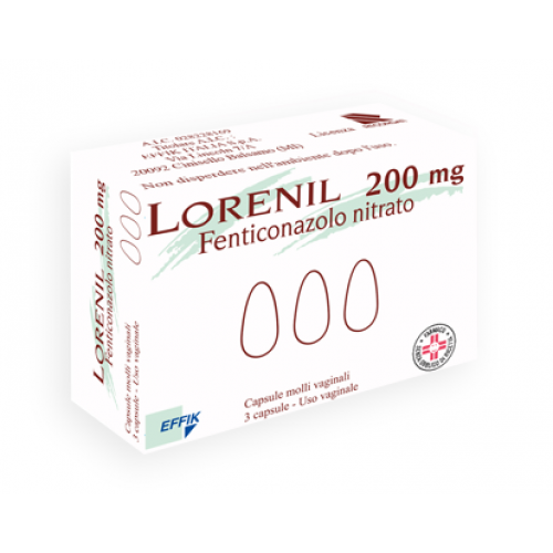 lorenil3cps-molli-vag-200mg Lorenil 200 mg 3 Capsule Molli Vaginali - immagine 1