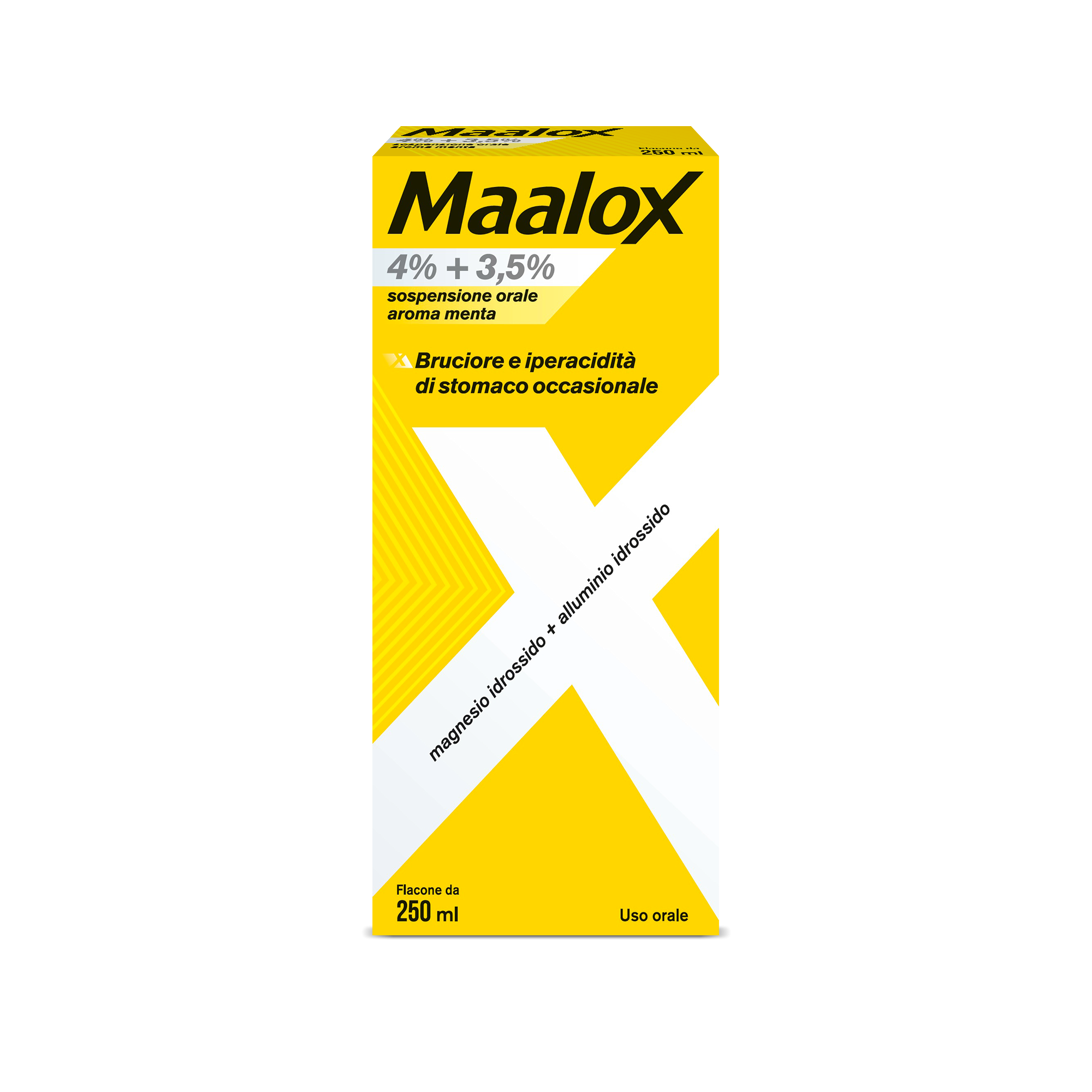maaloxos-sosp-250ml-435-me Maalox Sospensione Orale 250 ml 4% + 3,5% ME - immagine 1