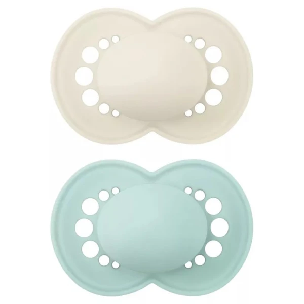 Mam 2 Succhietti Original Night 16+ Silicone Neutro