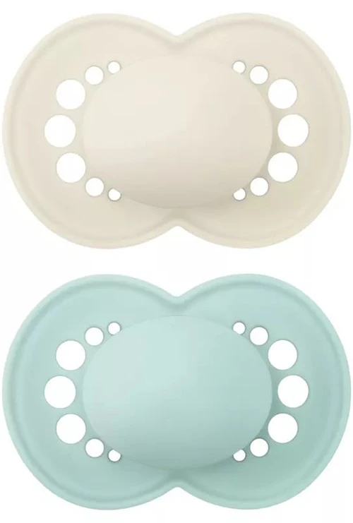 mam-succhietto-original-night-16-silicone-neutro-2-pezzi Mam 2 Succhietti Original Night 16+ Silicone Neutro - immagine 1