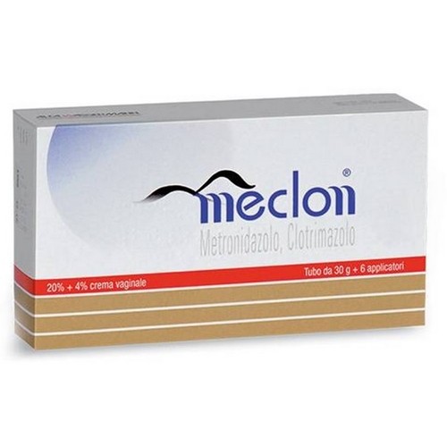 mecloncrema-vag-30g-2046a Meclon Crema Vaginale 30 g 20% + 4% + 6 Applicatori - immagine 1