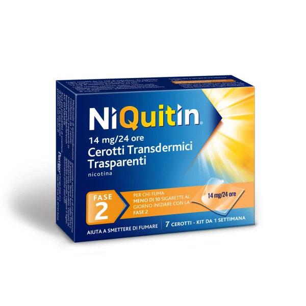 NiQuitin 7 cerotti transdermici 14 mg/24 h