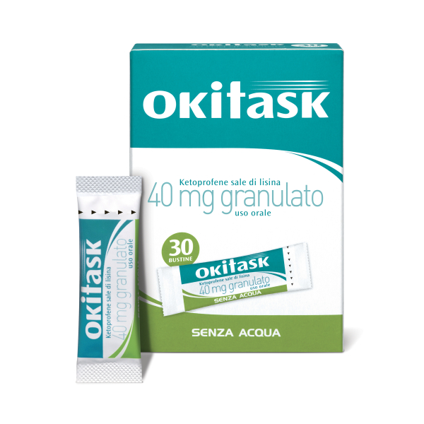 Okitask 40 mg granulato per soluzione orale 30 bustine