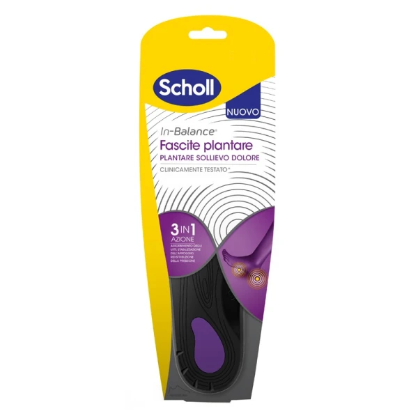 Scholl In-Balance Solette Fascite Plantare Taglia S