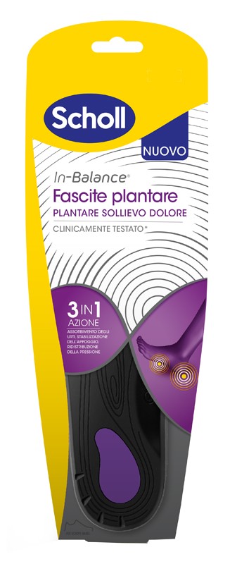 ortesi-piede-scholl-inbalance-fascite-small Scholl In-Balance Solette Fascite Plantare Taglia S - immagine 1