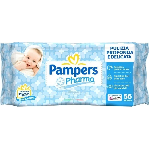 Pampers Pharma 56 Salviette