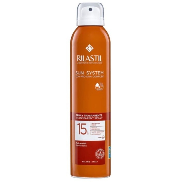 Rilastil Sun System Transparent Spray SPF 15 – 200 ml