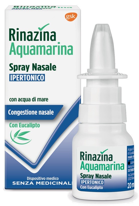 rinazina-aquamarina-spray-nasale-ipertonico-con-eucalipto-20-ml Rinazina Aquamarina Spray Nasale Isotonico 100 ml - immagine 1
