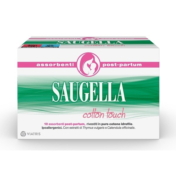 Saugella Cotton Touch 10 Assorbenti Postpartum