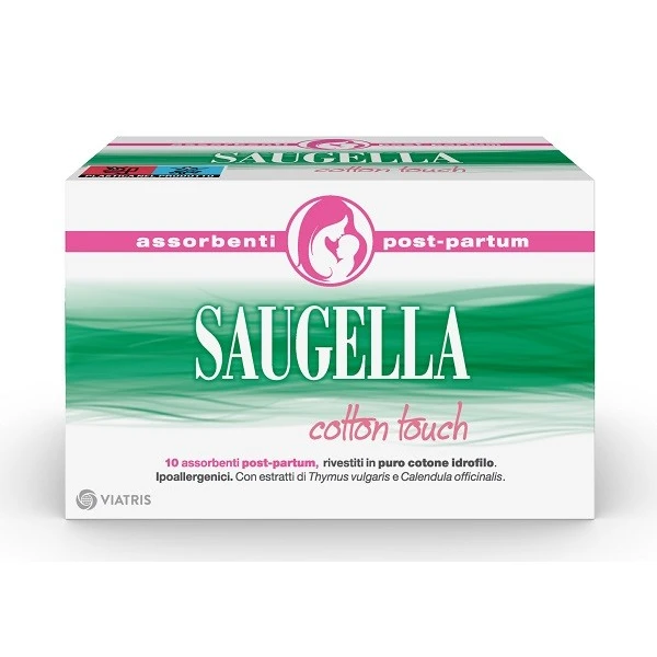 Saugella Cotton Touch 10 Assorbenti Postpartum