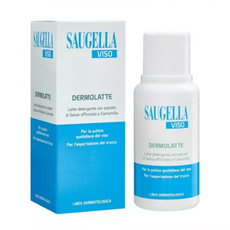 saugella-dermolatte-200-ml Saugella Dermolatte Viso Detergente 200 ml - immagine 1