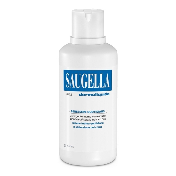 Saugella Dermoliquido Detergente Intimo pH 3,5 500 ml