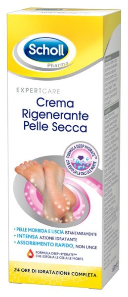 Scholl Crema Rigenerante Pelle Secca Piedi 60 ml