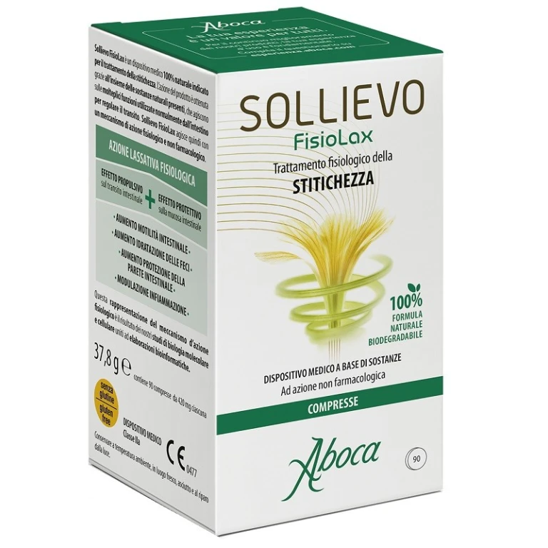 integratore stitichezza Sollievo Fisiolax 90 Tavolette