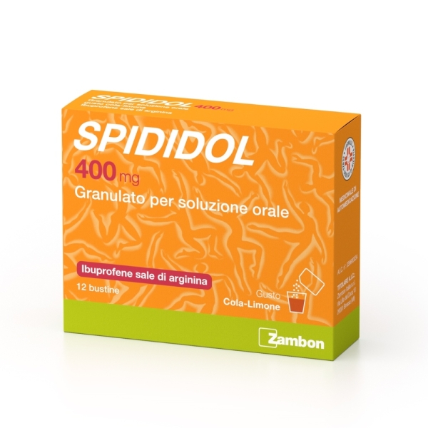 Spididol Granulato Cola Limone 400 mg 12 Bustine