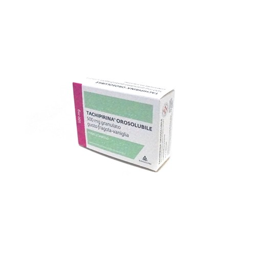 tachipirina-orosol12bs-500mg Tachipirina Orosolubile 500 mg 12 bustine - immagine 1