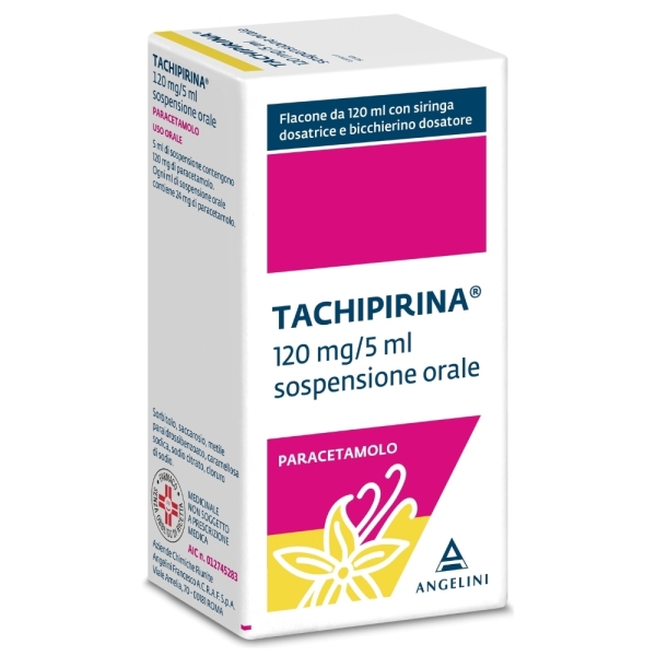 Tachipirina Sospensione Orale 120 ml Vaniglia Caramello