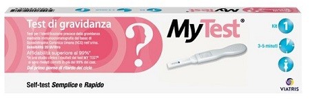 test-di-gravidanza-rapido-hcg-mytest-1-pezzo Mytest Test Gravidanza Rapido Hcg - immagine 1