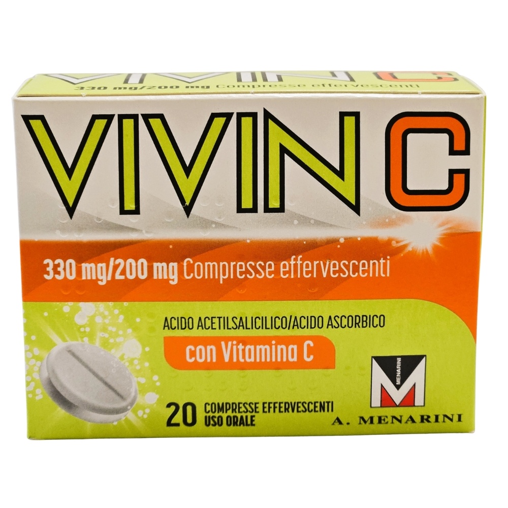 Vivin C 20 Compresse Effervescenti 330 mg 200 mg Vivin C 20 Compresse Effervescenti 330 mg 200 mg
