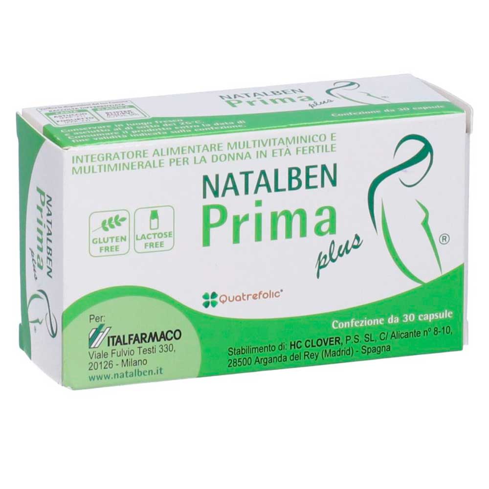 Natalben-Prima-Plus-30-Capsule Natalben Prima Plus 30 Capsule - immagine 1