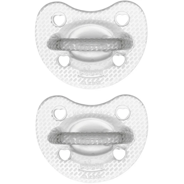Chicco 2 Gommotti Silicone Crystal 16-36 mesi