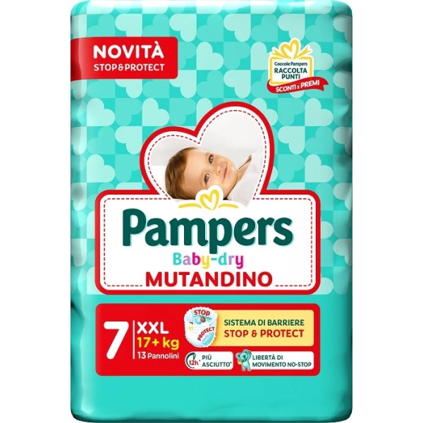 Pampers Baby Dry Mutandina XXL 13 Pannolini Small Pack