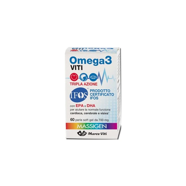 Massigen Omega 3 Viti Tripla Azione 60 perle
