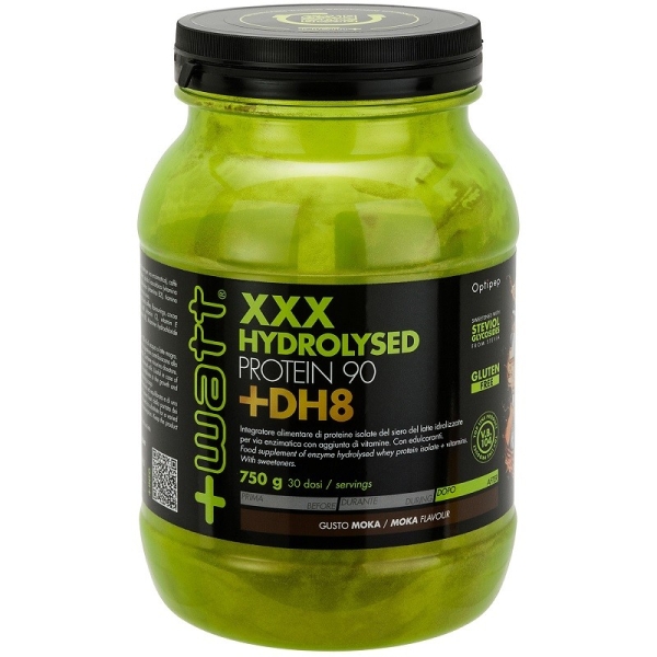 +watt Hydrolysed Protein 90+DH8 Moka 750 g