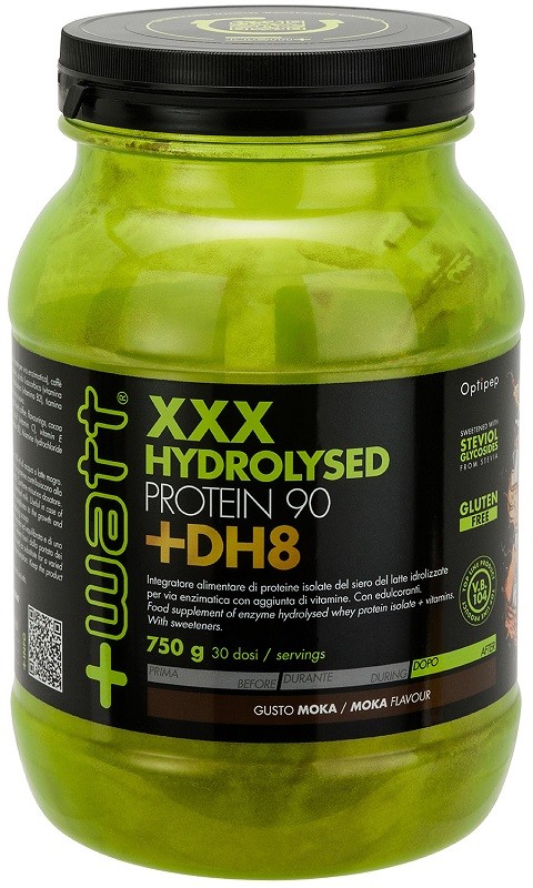 xxx-hydrolysed-protein-90dh8-moka-750-g +watt Hydrolysed Protein 90+DH8 Moka 750 g - immagine 1